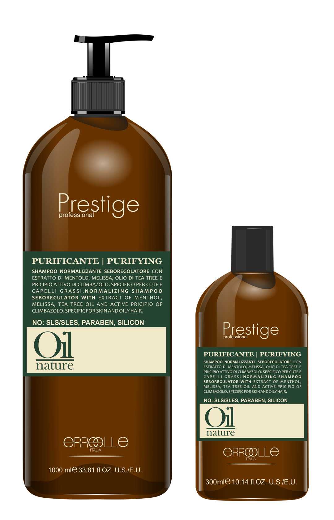 Prestige Professional Purifying sebumą reguliuojantis šampūnas