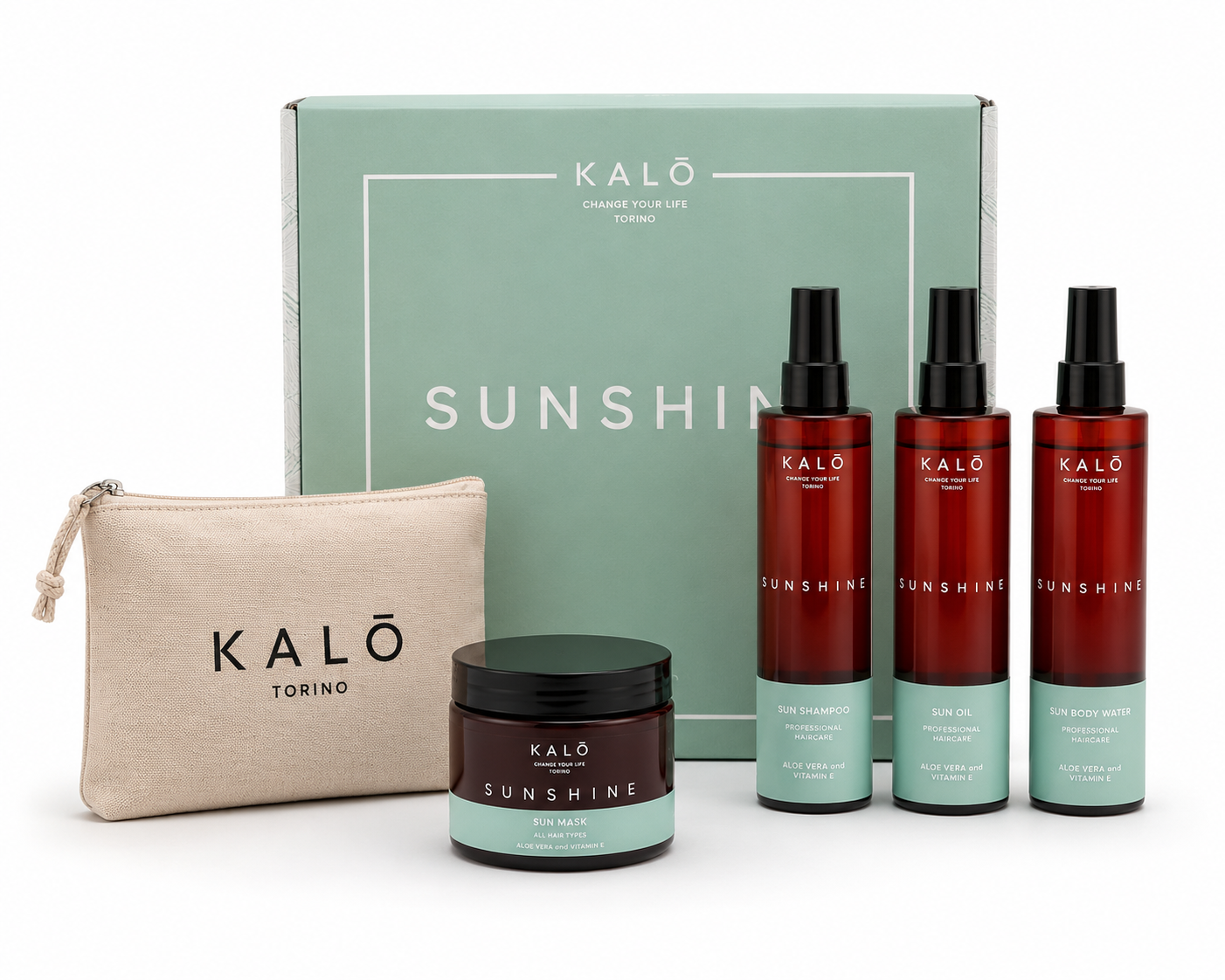 KALŌ Sunshine plaukų ir kūno rinkinys