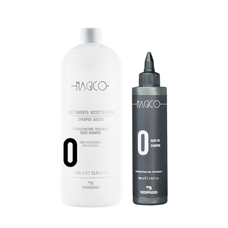 Tocco Magico Reconstructing Treatment Magico Basic Shampoo giliai valantis šampūnas