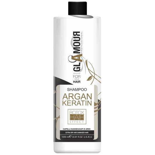 Glamour Professional šampūnas su argano aliejumi ir keratinu